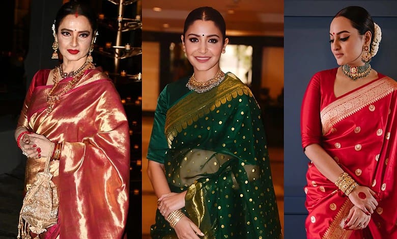 Rekha, Anushka Sharma and Sonakshi Sinha
