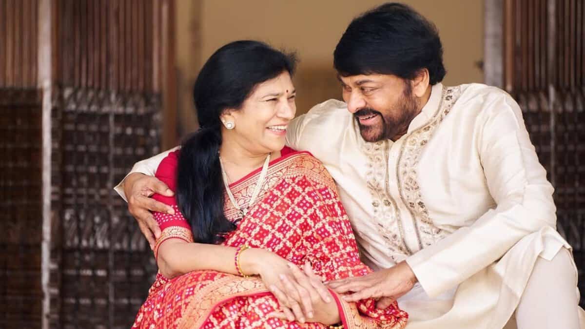 Chiranjeevi and his wife