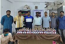 102 cough syrup bottles seized from Hyderabad man