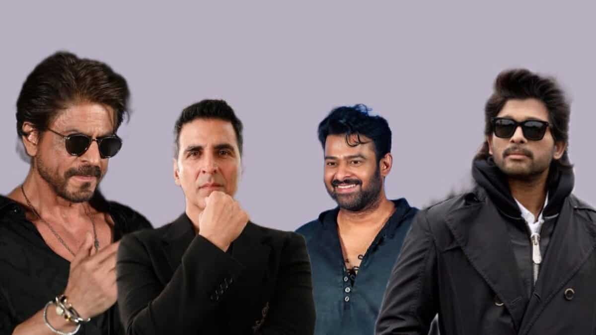 Actors Shah Rukh Khan, Akshay Kumar, Prabhas and Allu Arjun