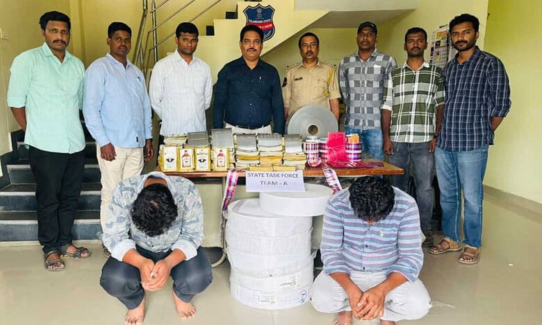 Prohibition task force busts illegal liquor label printing unit