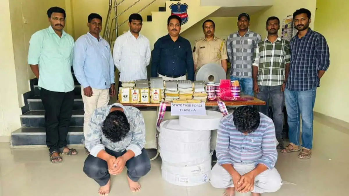 Prohibition task force busts illegal liquor label printing unit