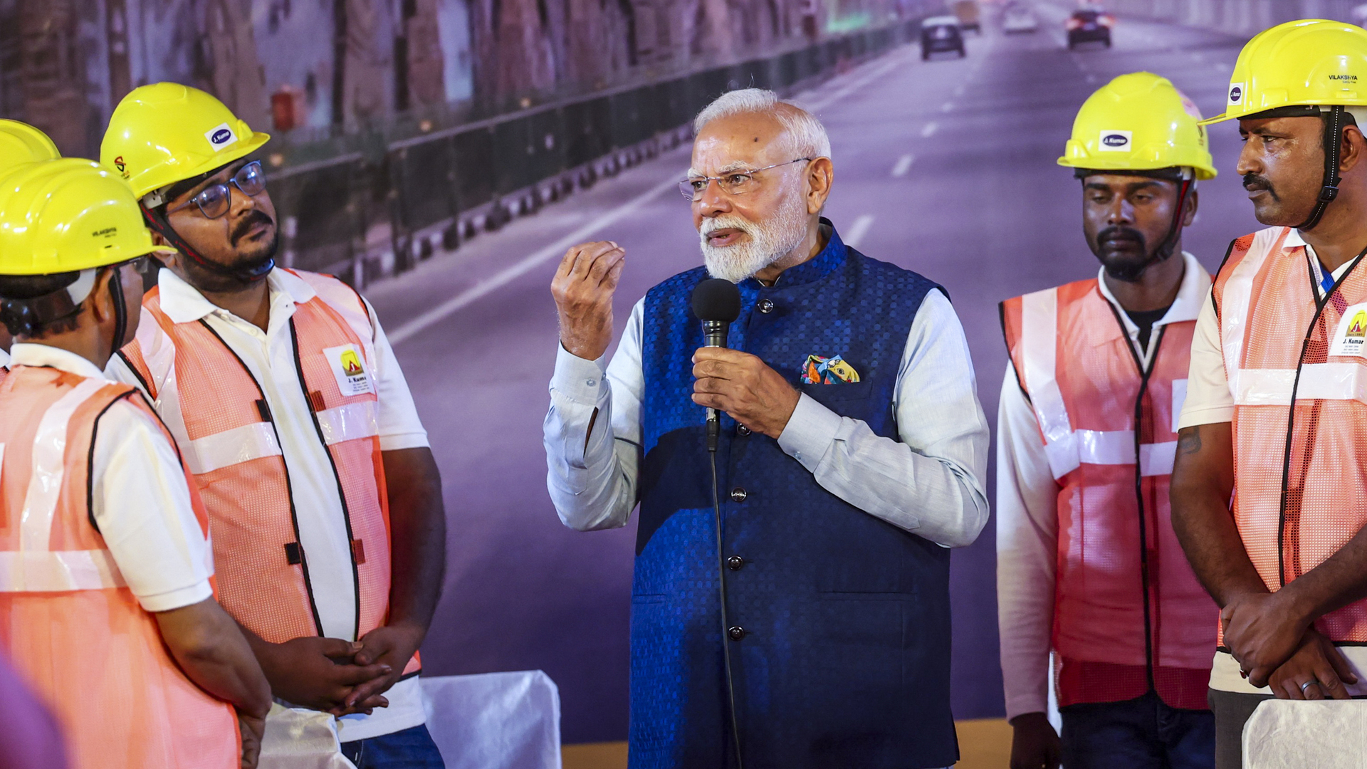 PM Modi inaugurates Delhi section of Dwarka Expressway and UER-II