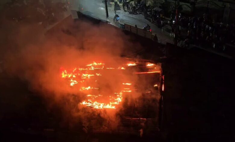 Fire accident in Hyderabad