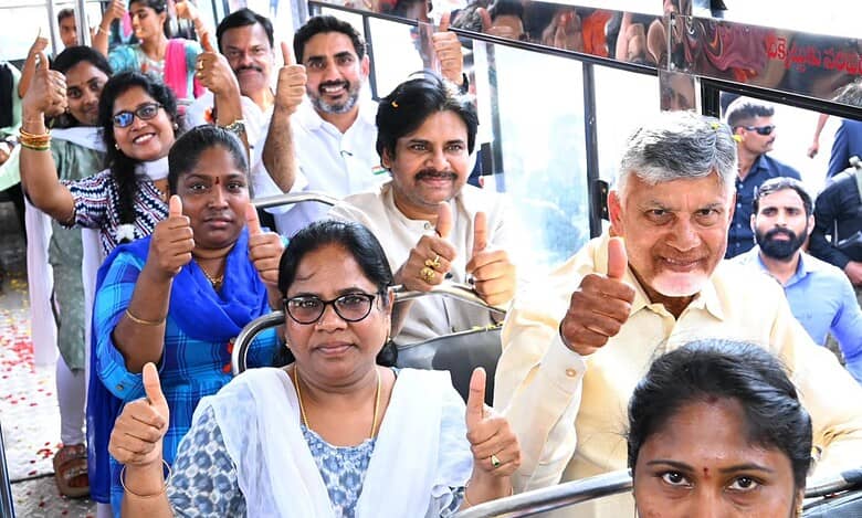 Free bus travel scheme for women launched in Andhra Pradesh
