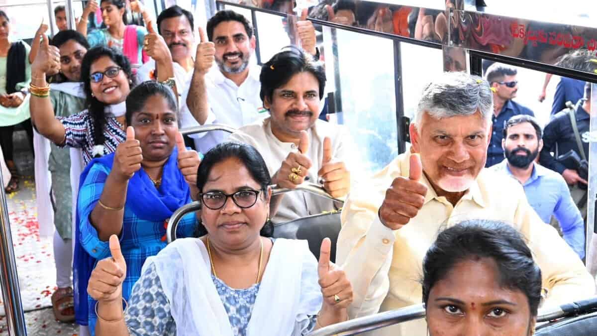 Free bus travel scheme for women launched in Andhra Pradesh