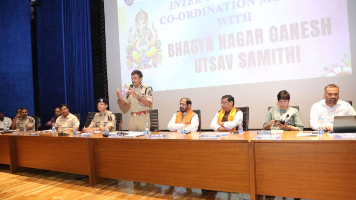 Coordination meeting held for Ganesh Chaturthi in Hyderabad