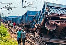 goods train derailed near Chandil station of Adra Railway Division