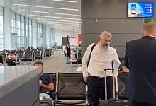 Homaidan bin Ali Al-Turki seen at a US airport before departing for Saudi Arabia.