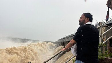 Jukkal MLA inspects Nizam Sagar dam, monitors flood relief measures