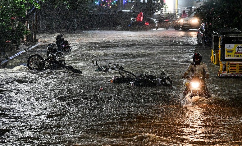 Rains in Hyderabad