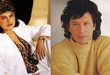Rekha and Imran Khan