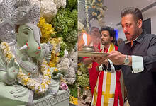 Salman Khan and his family perform Ganesh puja