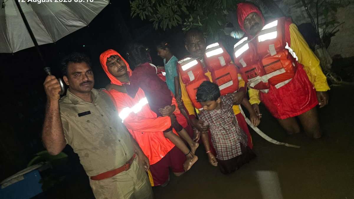 Heavy rains in Telangana