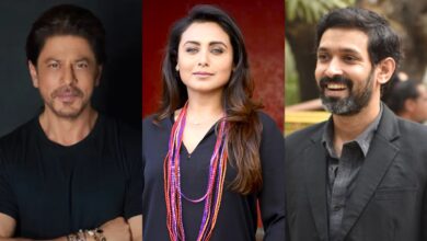 Shah Rukh Khan, Rani Mukerji and Vikrant Massey