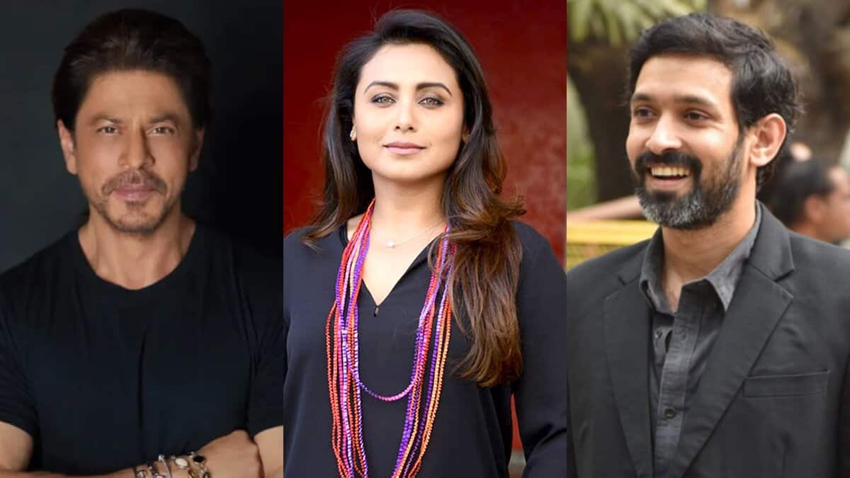 Shah Rukh Khan, Rani Mukerji and Vikrant Massey