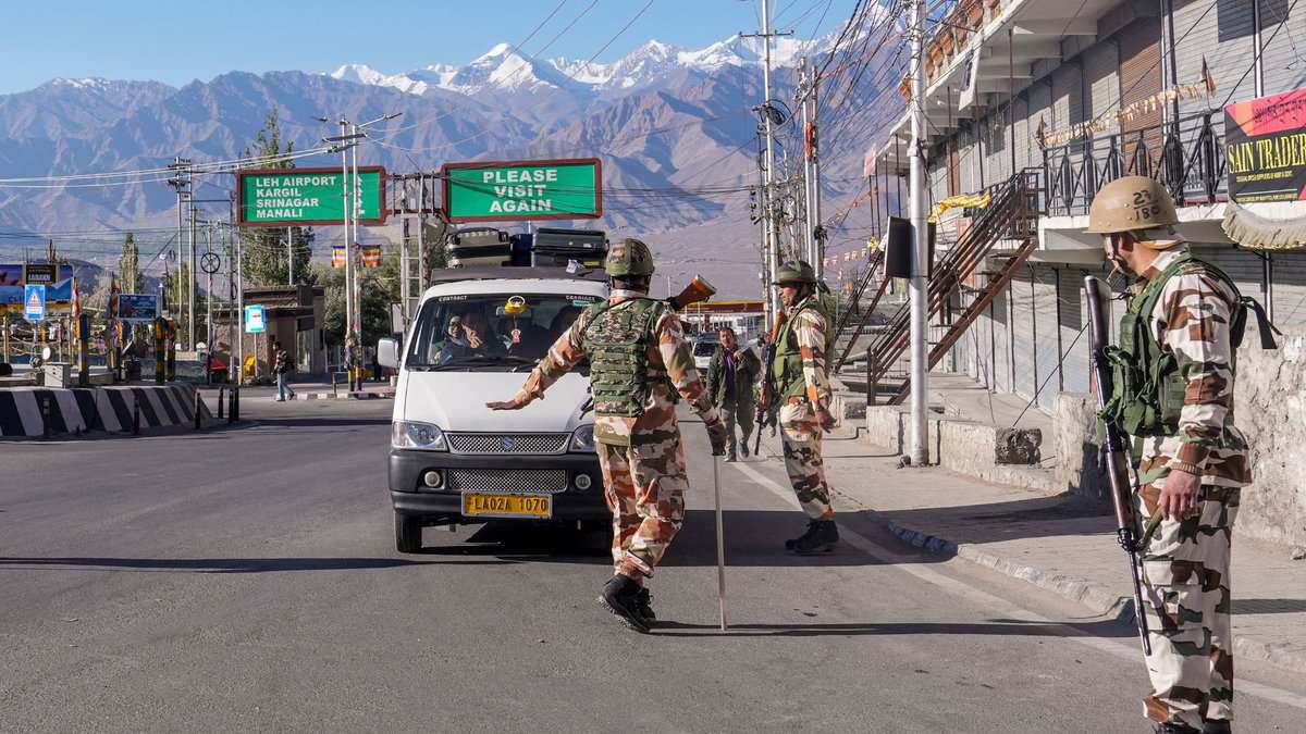 Curfew in Leh, Ladakh