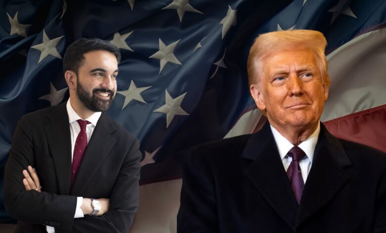 Zohran Mamdani and Donald Trump