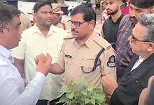 Hyderabad: AIMIM cadre resist function hall seizure, tension in Hyderguda