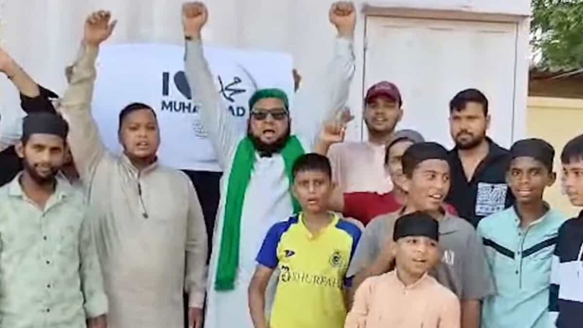 Protests in Hyderabad over UP arrests linked to ‘I Love Muhammad’ posters