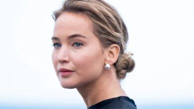 The image of Hollywood actress Jennifer Lawrence.