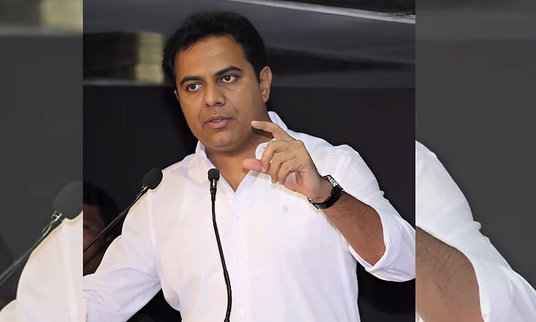 Image of BRS working president KTR