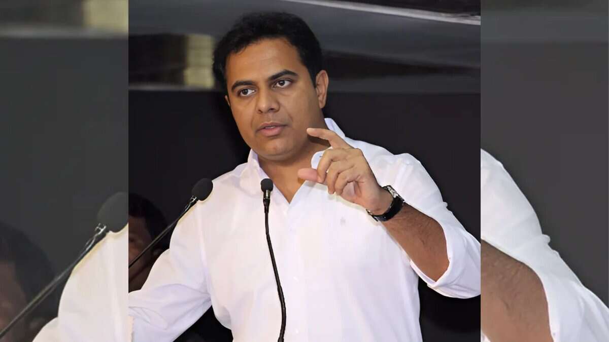 KTR addresses a gathering