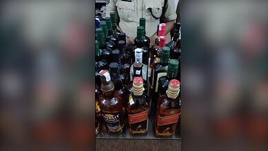 215 smuggled liquor bottles seized across Telangana, 3 arrested