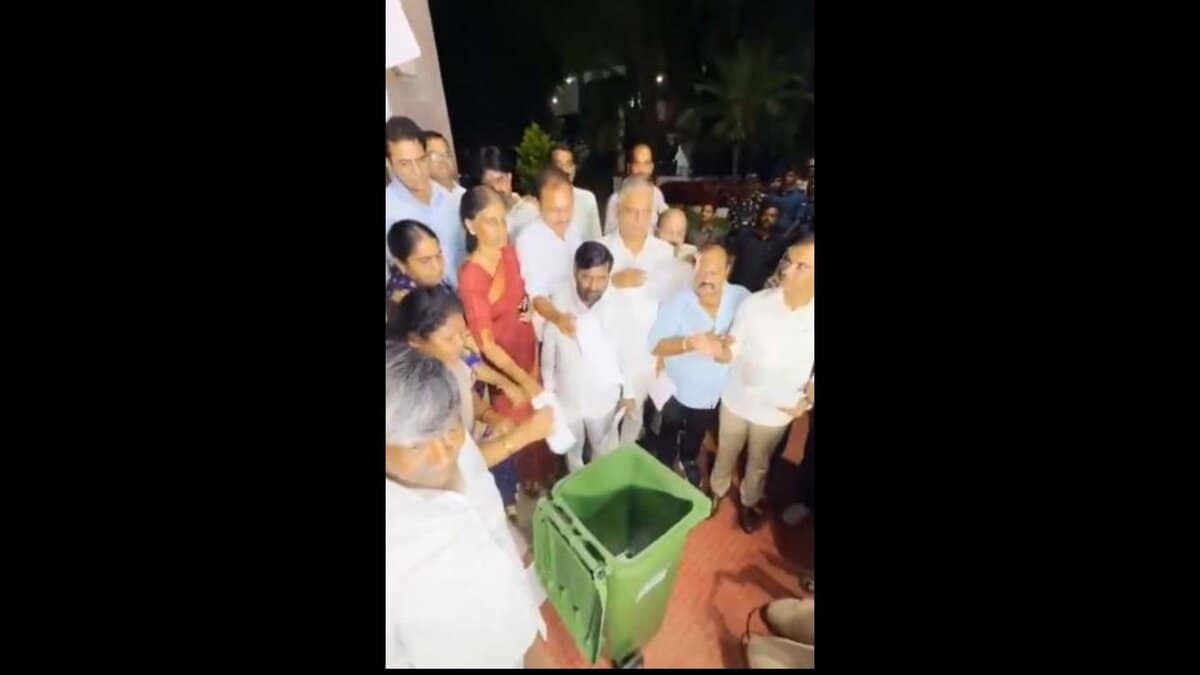 BRS leaders trash Ghose Commission's report on Kaleshwaram project in Hyderabad