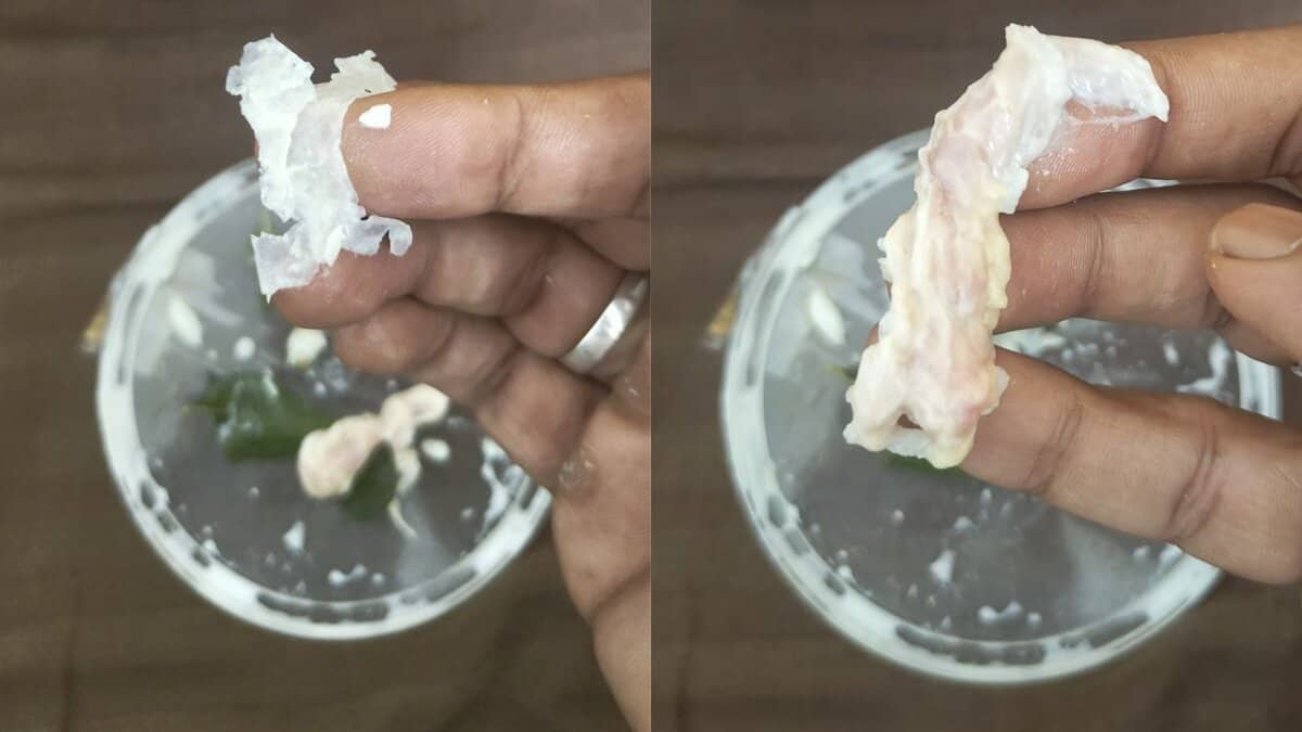 Man finds paper, uncooked chicken pieces in food parcel