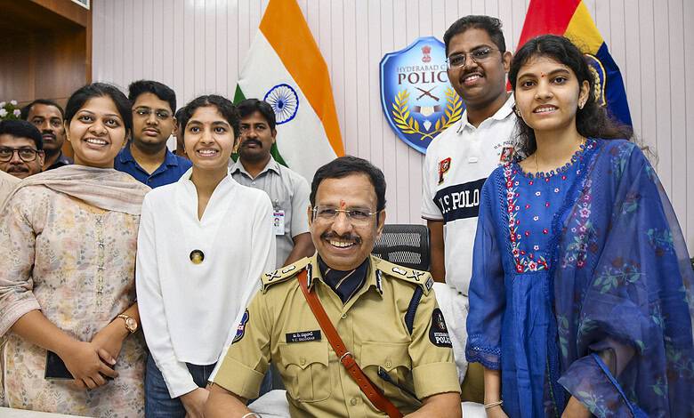 V C Sajjanar takes charge as Hyderabad Police Commissioner
