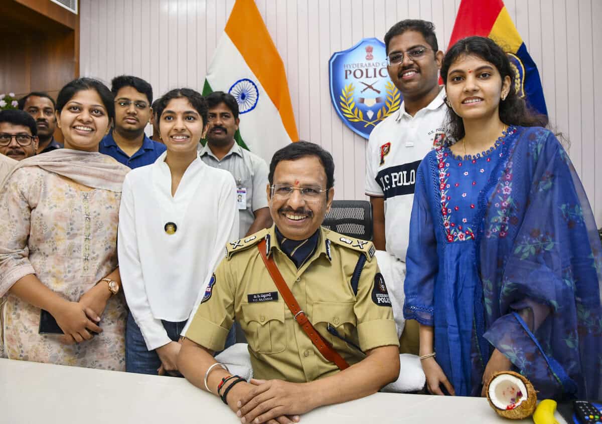 V C Sajjanar takes charge as Hyderabad Police Commissioner