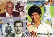 When India's biggest celebrities found a place on postal stamps