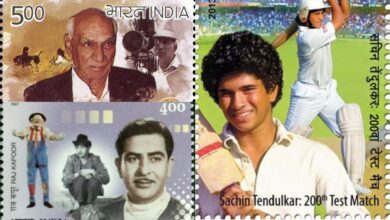 When India's biggest celebrities found a place on postal stamps
