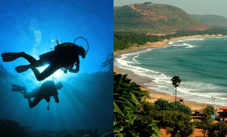 Go scuba diving at this Vizag beach, just 600 km from Hyderabad