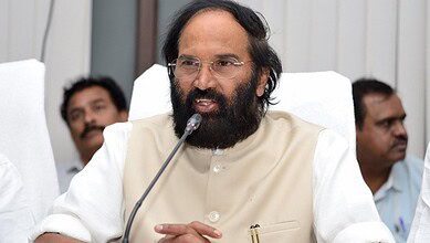 Telangana Irrigation Minister N Uttam Kumar Reddy