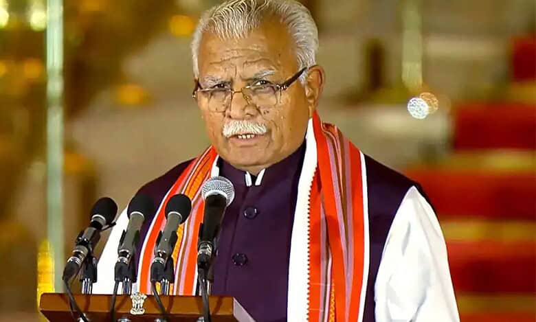 Union minister Manohar Lal Khattar