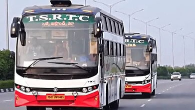 TGSRTC buses in Telangana