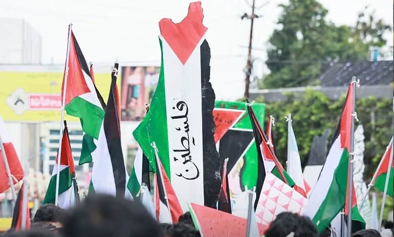 Student Islamic Organisation (SIO) organised a Pro-Palestine rally in Kannur, Kerala