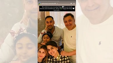 Ridhimma Kapoor shares family picture on her father Rishi Kapoor's birth anniversary