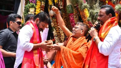 Telangana CM Revanth visits Khairabad Ganesh