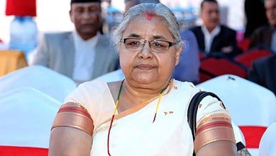 Former Chief Justice of Nepal, Sushila Karki.
