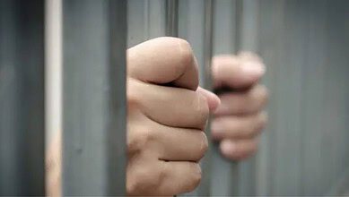 A representational image of an arrested person