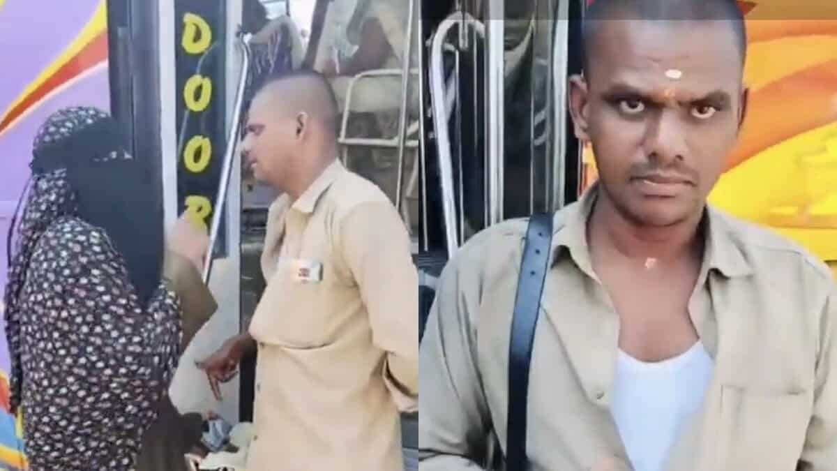 A Muslim woman was not allowed to board a private bus in Tamil Nadu