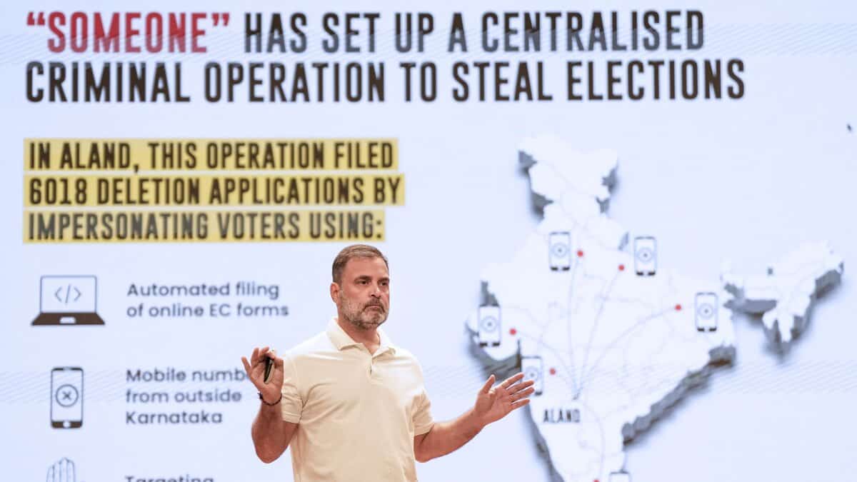 Leader of Opposition in the Lok Sabha and Congress leader Rahul Gandhi. (PTI Photo/Salman Ali)