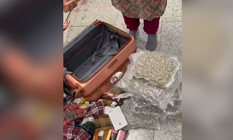 marijuana in Hyderabad Airport