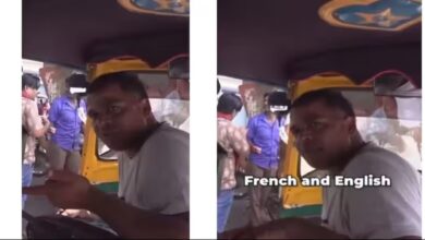 An auto driver in India speaks fluent English and French