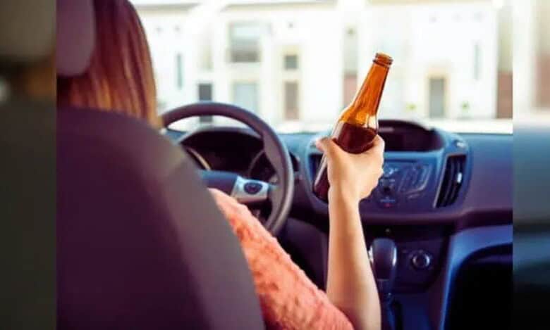 Representational image depicting drunk driving
