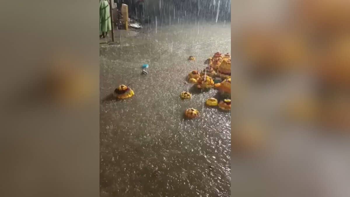 Rains disrupt Bathukamma celebrations