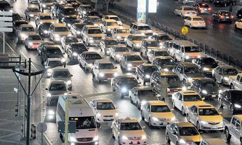Traffic in Saudi Arabia